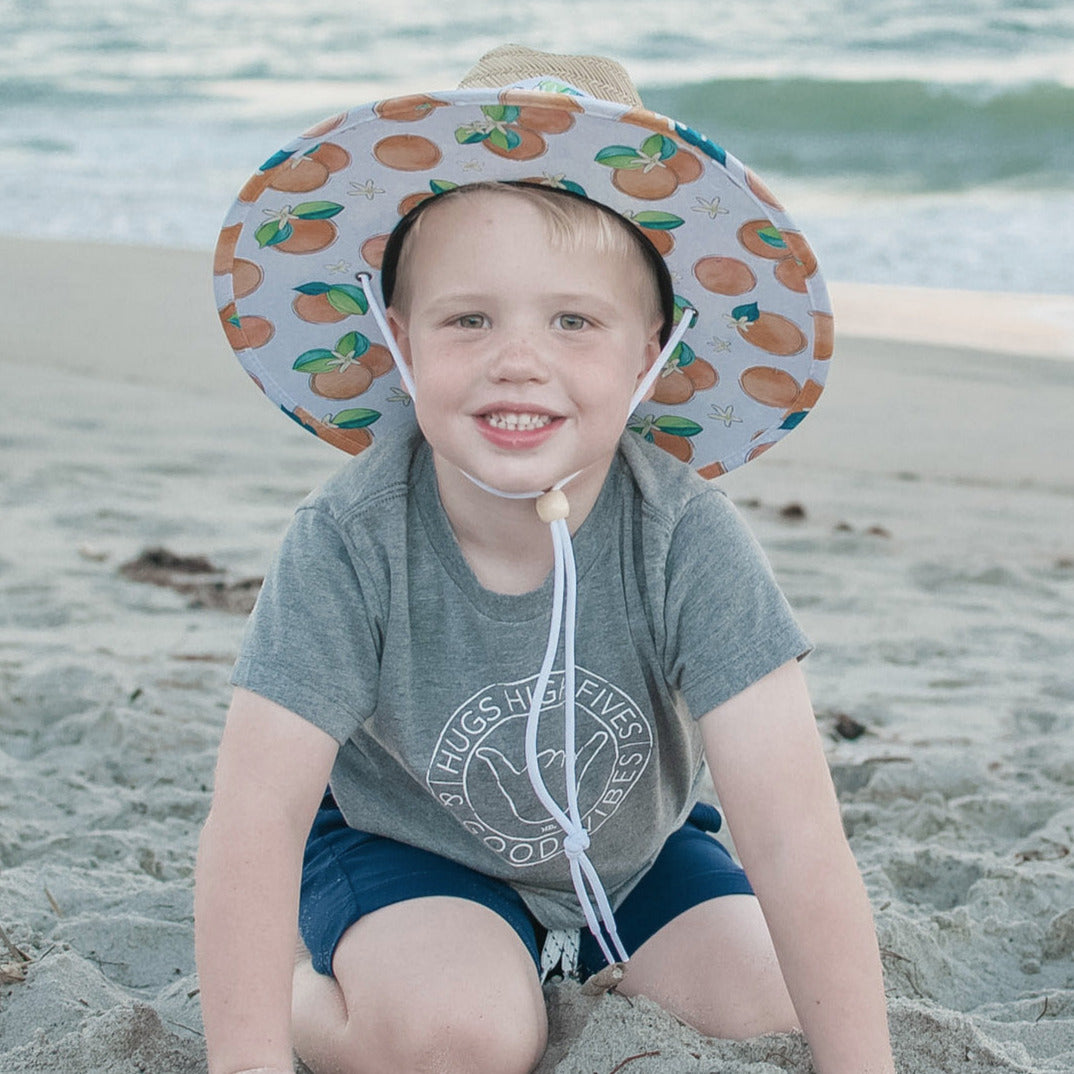 Orange Blossom Straw Hat - Toddler – Florida Kid Co.